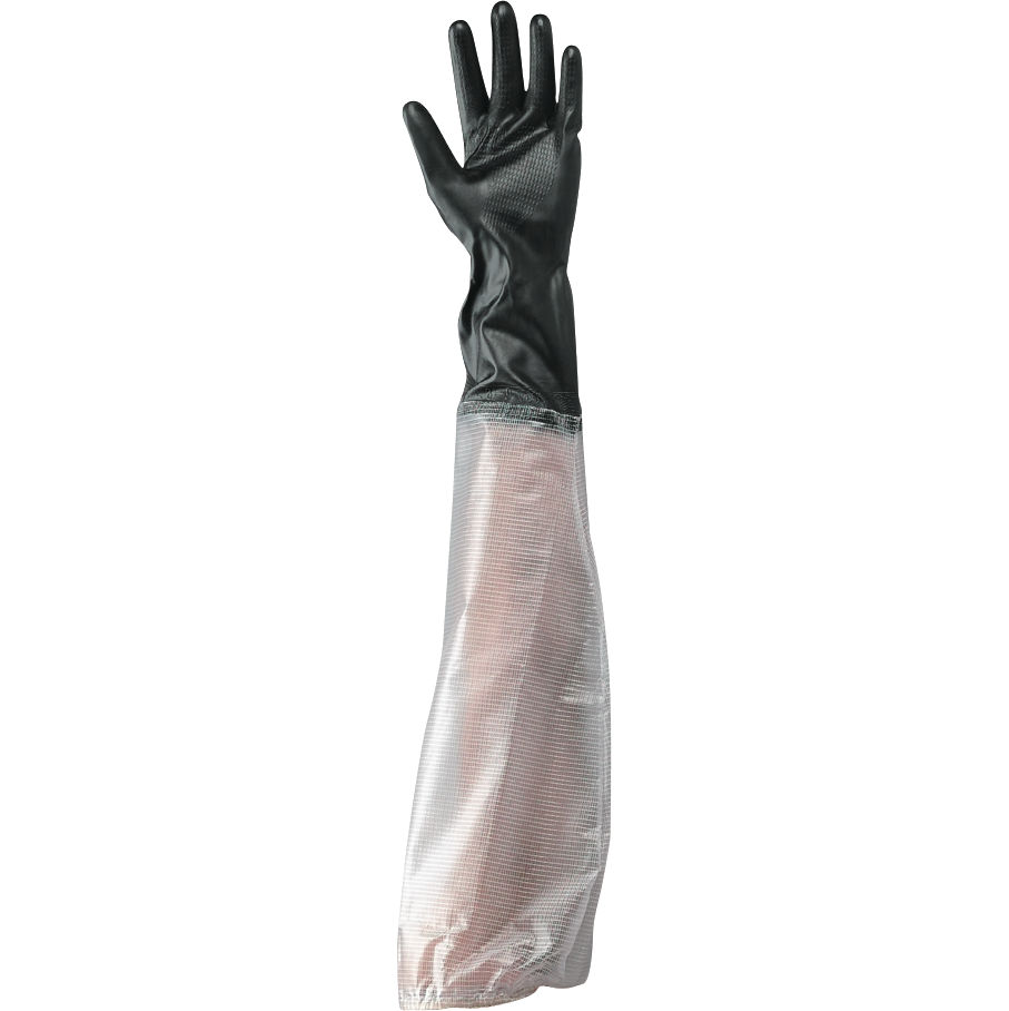 Guanto di protezione sostanze chimiche in PVC leggero 70cm - G53