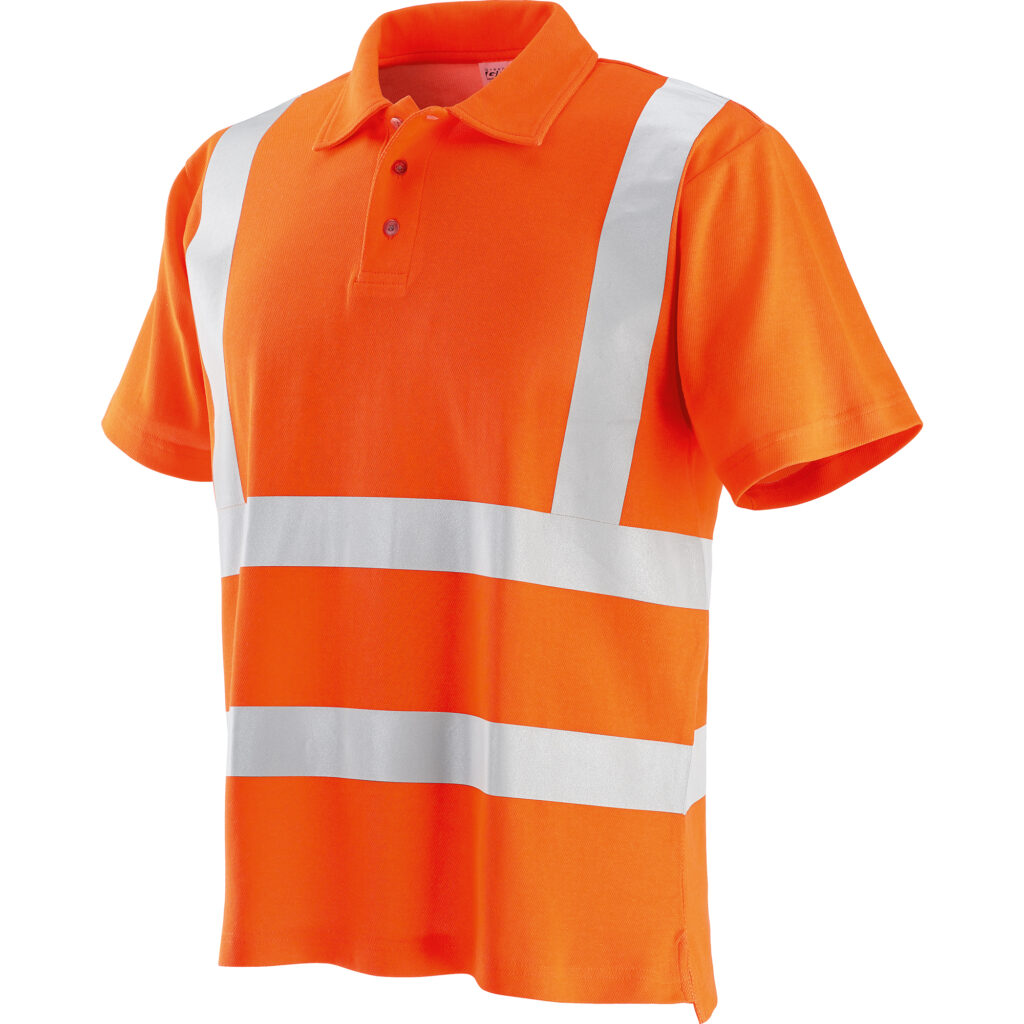 Polo alta visibilità 55% cotone - 45% poliestere REFLEX NEW